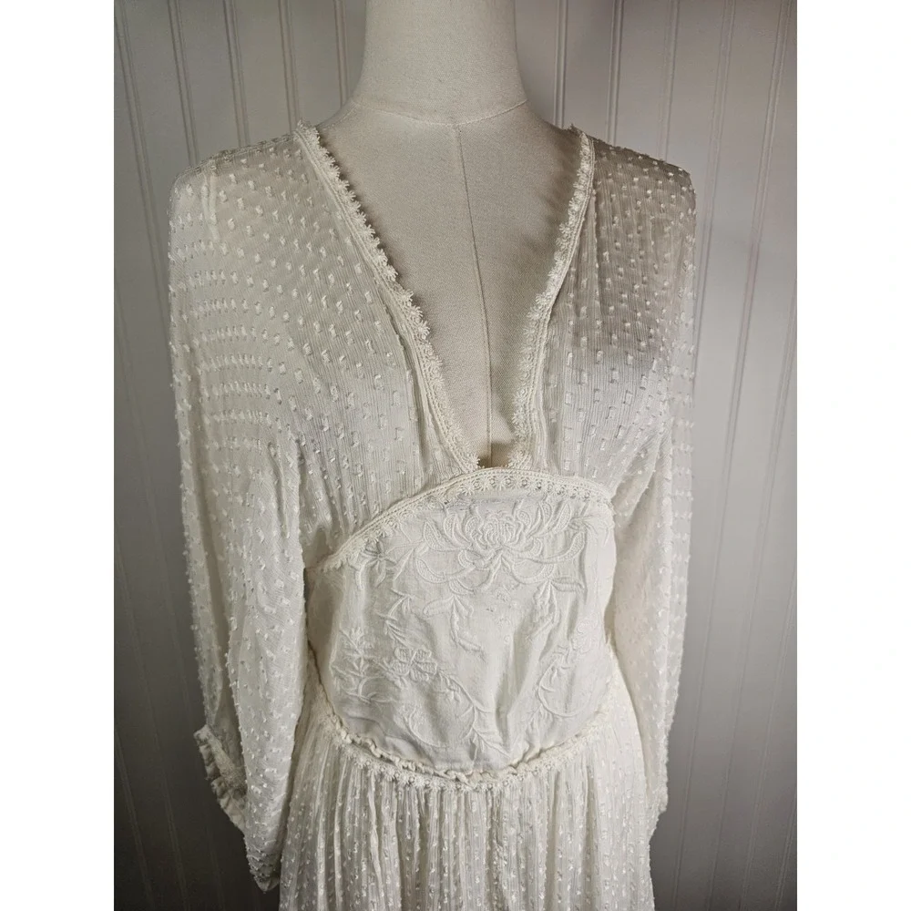 Free People Bohemian Ethereal Cottage Sweet Dreams Mini Dress Women's S NWT